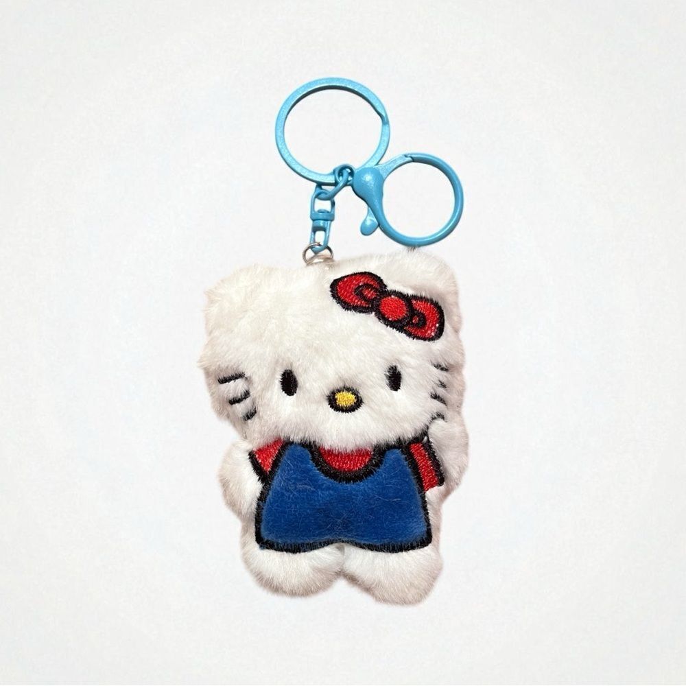 Big Hello Kitty Plush Keychain Purse Charm